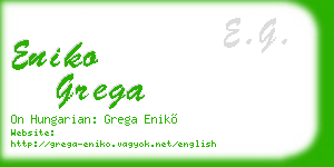 eniko grega business card